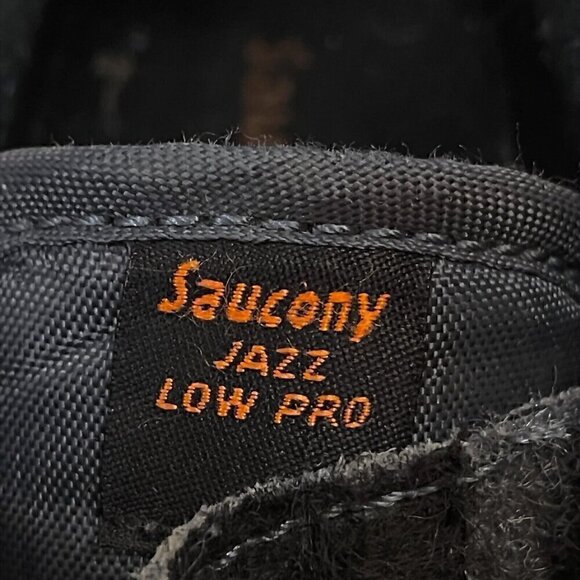 Saucony Jazz Low Pro Baby Jazz Sneakers Unisex 6M Navy Orange Leather Upper - Picture 8 of 10